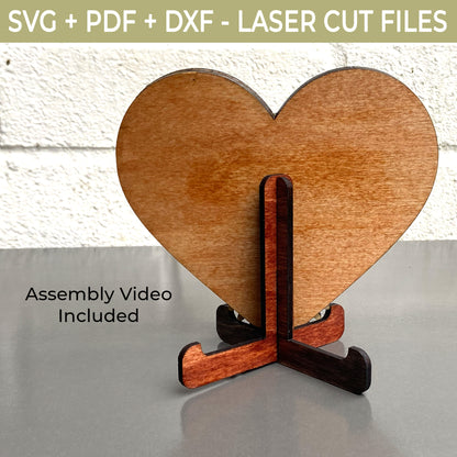 Mechanical Gear Heart Laser Cut File – Rotating Gears Heart Gift for Couples